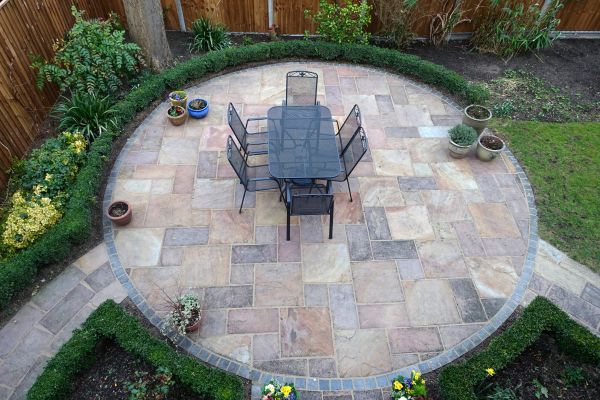 Stone Patio Repair in Granger