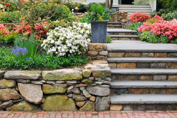 Stone Stairs Repair in Granger