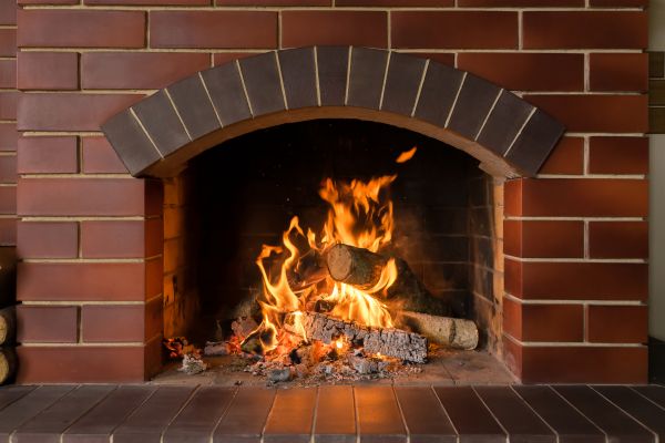Brick Fireplace Installation in Granger