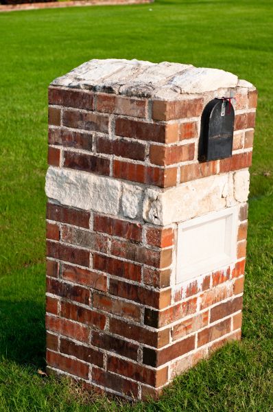 Brick Mailbox Installation in Granger