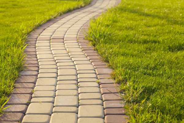 Sidewalk Brick Repair in Granger