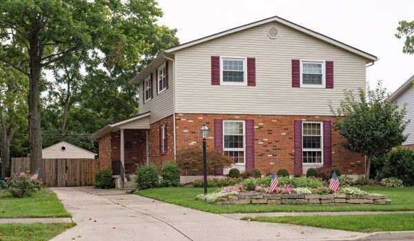 Brick Siding Construction in Granger