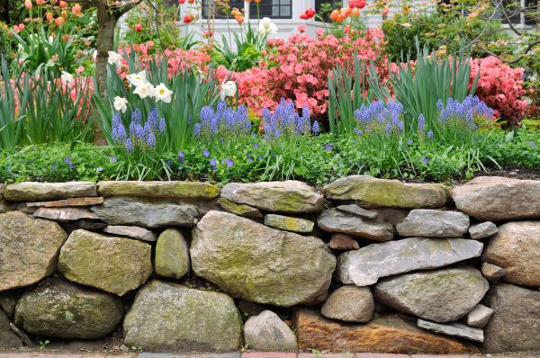 Garden Wall Installation in Granger