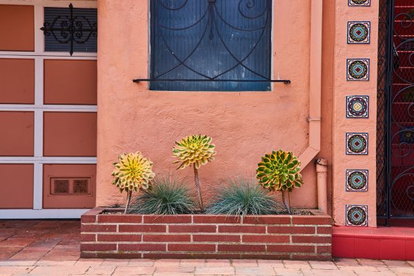 Brick Planter Installation in Granger